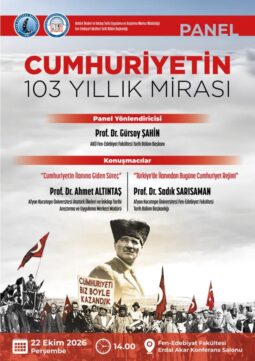 “Cumhuriyetin 103 Yıllık Mirası” Paneli